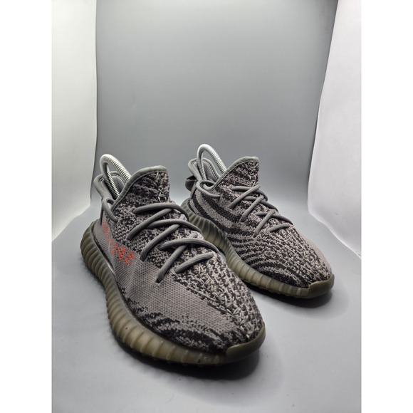 adidas Other - Adidas Yeezy Boost 350 V2 Beluga 2.0 Size 4 Mens AH2203 Grey Orange Sneaker Fair